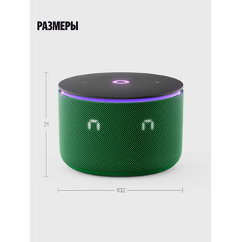  Умная колонка ЯНДЕКС Станция Мини 3 Про Алиса YNDX-00059GRN зеленый 