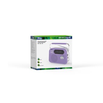  Радиоприёмник портативный RITMIX RPR-045 Lavender 