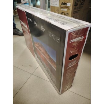  УЦ Телевизор TOPOMAX TM32HDSBK черный (плохая упаковка, полосы на экране) 