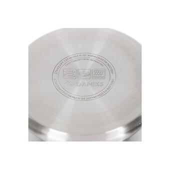  Кастрюля с крышкой Daniks GS-01319-18CA Бонн 2.5л 