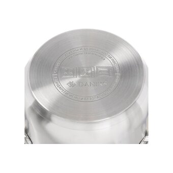  Кастрюля с крышкой Daniks SD-A93-22 Сиена 4.75л 