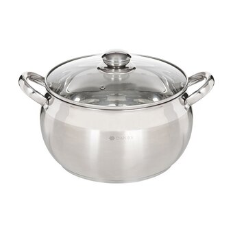  Кастрюля с крышкой Daniks SD-24 Классика 6.5л 