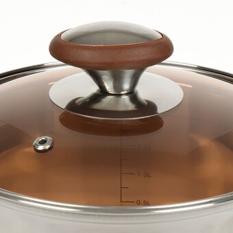  Кастрюля Daniks GS-01415-18CA Веллингтон 3л 