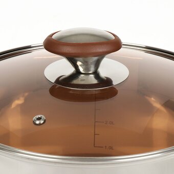  Кастрюля Daniks GS-01415-22CA Веллингтон 5л 