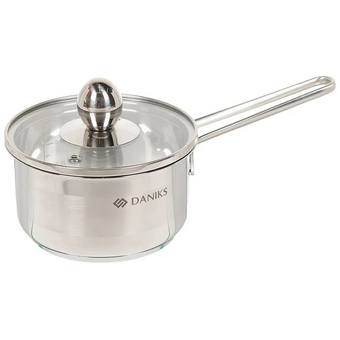  Ковш с крышкой Daniks GS-01311-12SP 0.8л 