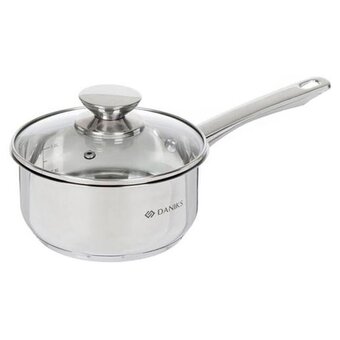  Ковш с крышкой Daniks GS-01201-16SP Оптима 1.6л 