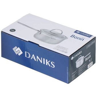  Ковш с крышкой Daniks GS-01319-16SP Бонн 1.8л 
