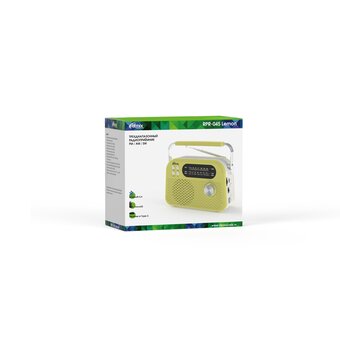 Радиоприёмник портативный RITMIX RPR-045 Lemon 