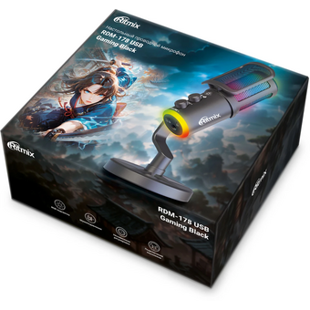 Микрофон RITMIX RDM-178 USB Gaming Black 