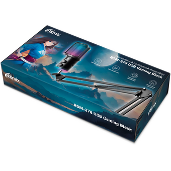  Микрофон RITMIX RDM-278 USB Gaming Black 