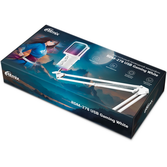  Микрофон RITMIX RDM-278 USB Gaming White 