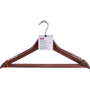  Вешалка-плечики Attache 280410, размер 48-50 орех 