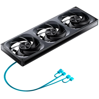  Вентилятор JONSBO ZA-420B (3 in 1) 140х140х28мм (PWM, ARGB LED, 700-1800об/мин, черный) Retail 