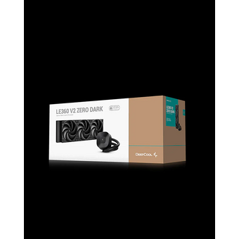  СВО DeepCool LE360 V2 Zero Dark (r-le360zero-bklnmd-g-1), 4-pin, черный, retail 
