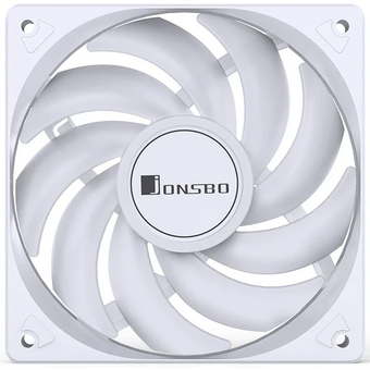  Кулер JONSBO CR-3000E ARGB White LGA1851/1700/1200/115X/AM5/AM4 (TDP 260W, PWM, 2 x 120mm ARGB LED Fan, 6 тепловых трубок, белый, 4-pin) Ret 