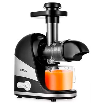  Соковыжималка KitFort КТ-1140 черный и нерж 
