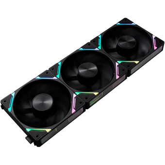  Комплект вентиляторов (3 шт.) 1STPLAYER XF7R Black (XF7R-BK-3IN1) / 120mm Reverse ARGB 3pin 5V PWM 4pin 12V 600-2000rpm 56.8cfm 33.12dBA 