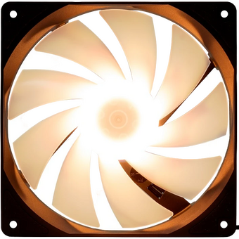  Кулер HSPD FN001 (FN001-140BK-ARGB) Black (140x140x25mm, 4-pin PWM, ARGB, 58.7CFM, 35dBA, 1500RPM) 