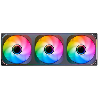  Вентилятор JONSBO ZA-420B (3 in 1) 140х140х28мм (PWM, ARGB LED, 700-1800об/мин, черный) Retail 