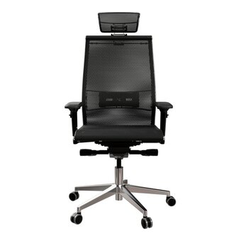  Кресло Метта Samurai S-3 (Z1D.3.15.109) черный сиденье черный сетка с подголов. крестов. металл хром 