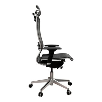  Кресло Метта Samurai S-3 (Z1D.3.15.109) черный сиденье черный сетка с подголов. крестов. металл хром 