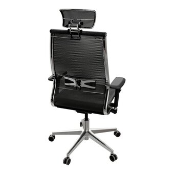  Кресло Метта Samurai S-3 (Z1D.3.15.109) черный сиденье черный сетка с подголов. крестов. металл хром 