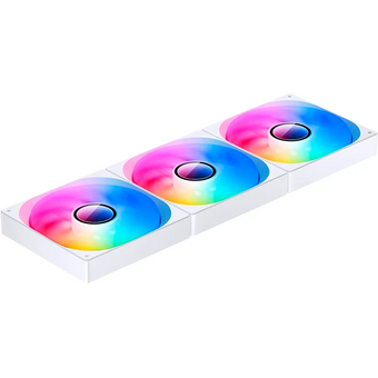  Вентилятор JONSBO ZW-140W (3 in 1) 140х140х26мм (PWM, ARGB LED, 800-1800об/мин, белый) Retail 