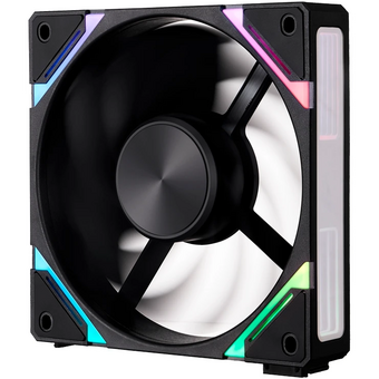  Вентилятор 1STPLAYER XF7R Black ( XF7R-BK-1IN1) / 120mm Reverse ARGB 3pin 5V PWM 4pin 12V 600-2000rpm 56.8cfm 33.12dBA 