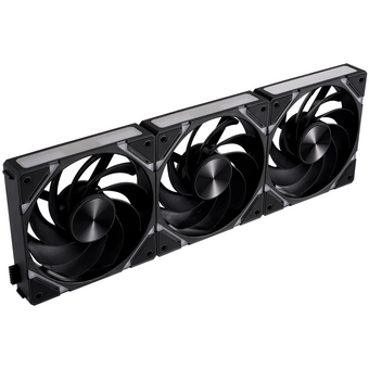  Комплект вентиляторов (3 шт.) 1STPLAYER XF7R Black (XF7R-BK-3IN1) / 120mm Reverse ARGB 3pin 5V PWM 4pin 12V 600-2000rpm 56.8cfm 33.12dBA 