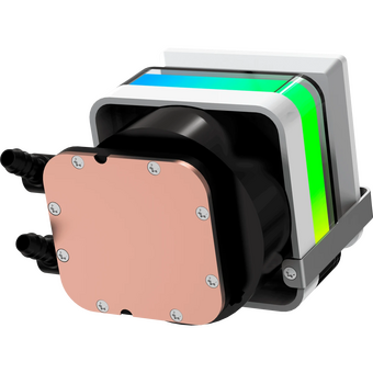  Вентилятор Ocypus Sigma L24 Pro WH, 240mm, LCD Pump, 2x120mm FDB fans, LGA115X/1200/1700/18XX, AM4/AM5 