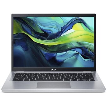  Ноутбук Acer Aspire Go 14 AG14-21P-R4XC (NX.KXDCD.008-Win11Pro) Ryzen 3 7320U 8Gb SSD 256Gb AMD Radeon Graphics 14 WUXGA IPS Cam 50Вт*ч Серебристый 