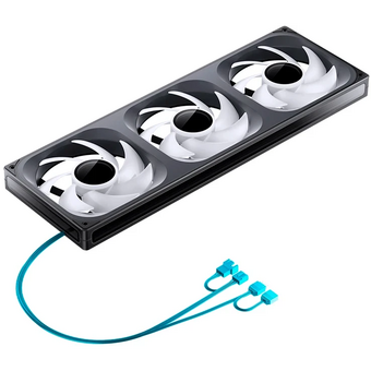  Вентилятор JONSBO ZA-420B (3 in 1) 140х140х28мм (PWM, ARGB LED, 700-1800об/мин, черный) Retail 