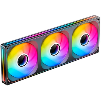 Вентилятор JONSBO ZA-420B (3 in 1) 140х140х28мм (PWM, ARGB LED, 700-1800об/мин, черный) Retail 