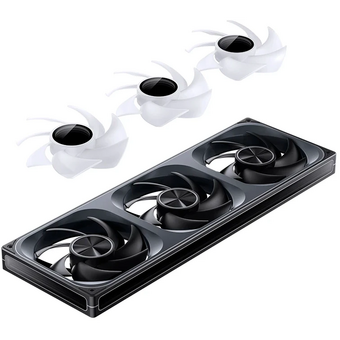  Вентилятор JONSBO ZA-420B (3 in 1) 140х140х28мм (PWM, ARGB LED, 700-1800об/мин, черный) Retail 