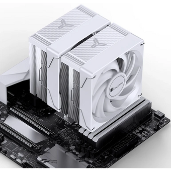 Кулер JONSBO CR-3000E ARGB White LGA1851/1700/1200/115X/AM5/AM4 (TDP 260W, PWM, 2 x 120mm ARGB LED Fan, 6 тепловых трубок, белый, 4-pin) Ret 
