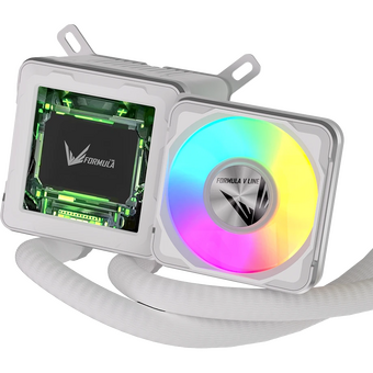  СВО Formula V Line Cryo Wing Digi 360 WH, 360mm, LCD 2.73", 3x120mm, ARGB fans, LGA115X/1200/1700/1851/1366/2011/2066, AM3/AM4 