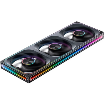  Вентилятор JONSBO ZA-420B (3 in 1) 140х140х28мм (PWM, ARGB LED, 700-1800об/мин, черный) Retail 