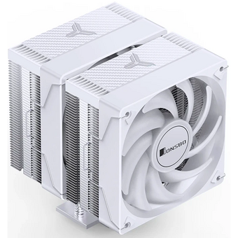  Кулер JONSBO CR-3000E ARGB White LGA1851/1700/1200/115X/AM5/AM4 (TDP 260W, PWM, 2 x 120mm ARGB LED Fan, 6 тепловых трубок, белый, 4-pin) Ret 