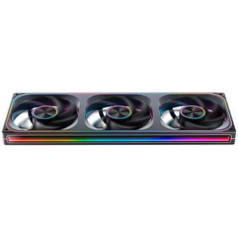  Вентилятор JONSBO ZA-420B (3 in 1) 140х140х28мм (PWM, ARGB LED, 700-1800об/мин, черный) Retail 