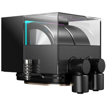  СВО PCCOOLER DS360 Pro Digital (d7-s360wbkn-gl), LCD, 4-pin, ARGB, 120мм, черный, retail 