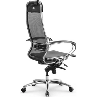  Кресло Метта T-1.04 Infinity Easy Clean (Z316037032) сетка с подголов. крестов. металл хром 