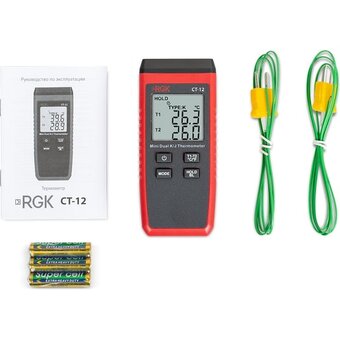  Термометр RGK CT-12 (778657) контактный с поверкой 