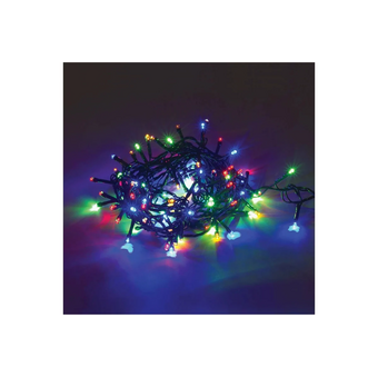  Электрогирлянда-нить комнатная Золотая сказка 591099 Стандарт 5м, 100LED, мультицвет, 220V, контроллер 