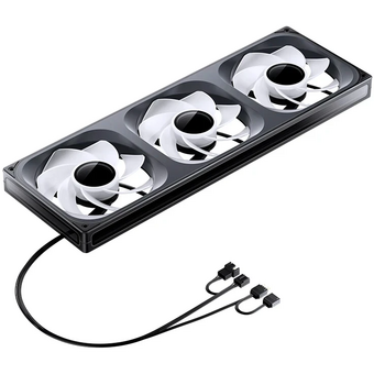  Вентилятор JONSBO ZA-420BR (3 in 1) 140х140х28мм Reverse (PWM, ARGB LED, 700-1500об/мин, черный) Retail 
