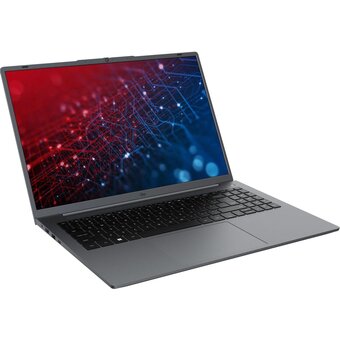  Ноутбук iRU Tactio 16ALB (2110204) 16", IPS, Intel Core i5 1235U 1.3ГГц, 10-ядерный, 16ГБ 512ГБ SSD, Intel UHD Graphics, Windows 11 Pro, серый 