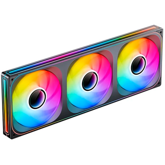  Вентилятор JONSBO ZA-420BR (3 in 1) 140х140х28мм Reverse (PWM, ARGB LED, 700-1500об/мин, черный) Retail 