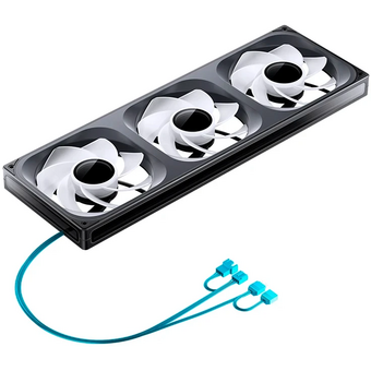  Вентилятор JONSBO ZA-420BR (3 in 1) 140х140х28мм Reverse (PWM, ARGB LED, 700-1500об/мин, черный) Retail 