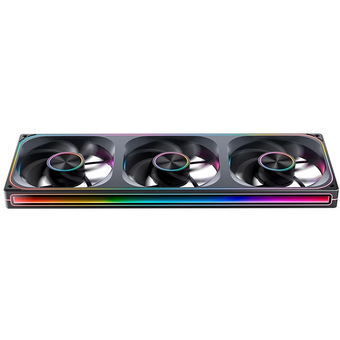  Вентилятор JONSBO ZA-420BR (3 in 1) 140х140х28мм Reverse (PWM, ARGB LED, 700-1500об/мин, черный) Retail 