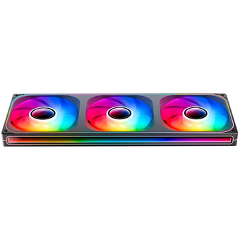  Вентилятор JONSBO ZA-420BR (3 in 1) 140х140х28мм Reverse (PWM, ARGB LED, 700-1500об/мин, черный) Retail 