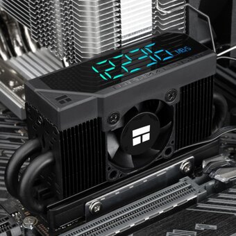  Радиатор для SSD Thermalright HR-10 2280 Pro Digital Black / (TRHR10.2280.PRO.D.B) M.2 